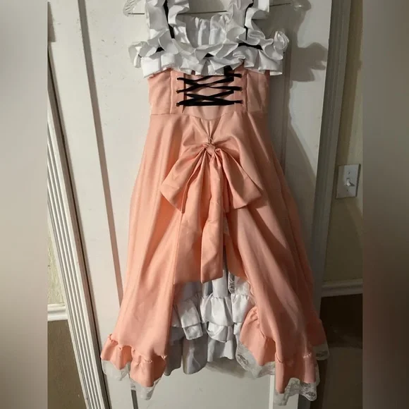 Black Butler Kuroshitsuji Ciel Phantomhive Robin dress Halloween Cosplay Costume - Picture 2 of 3